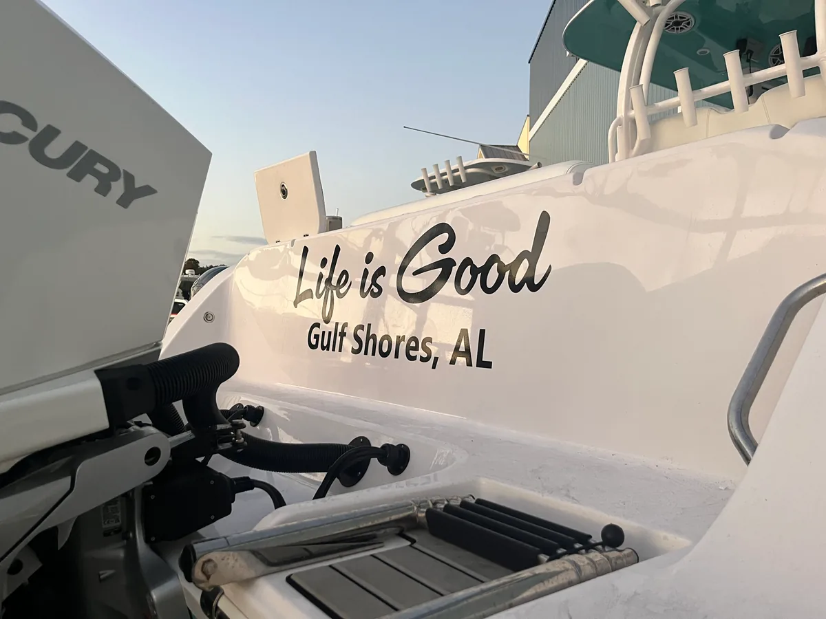 Life is Good boat name and hailing port